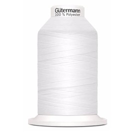 Gütermann G715263-800 Sewing Thread, Polyester, 800 White, 1000 m, Metre
