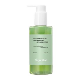 Vegan Effect Clean & Glow Green Barley Gel Cleanser 205ml / 비건이펙트 클린 앤 글로우 청보리 젤클렌저 205ml