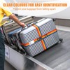 BILIONE Luggage Straps 88 inch Adjustable Suitcase Belt, Lockable Against