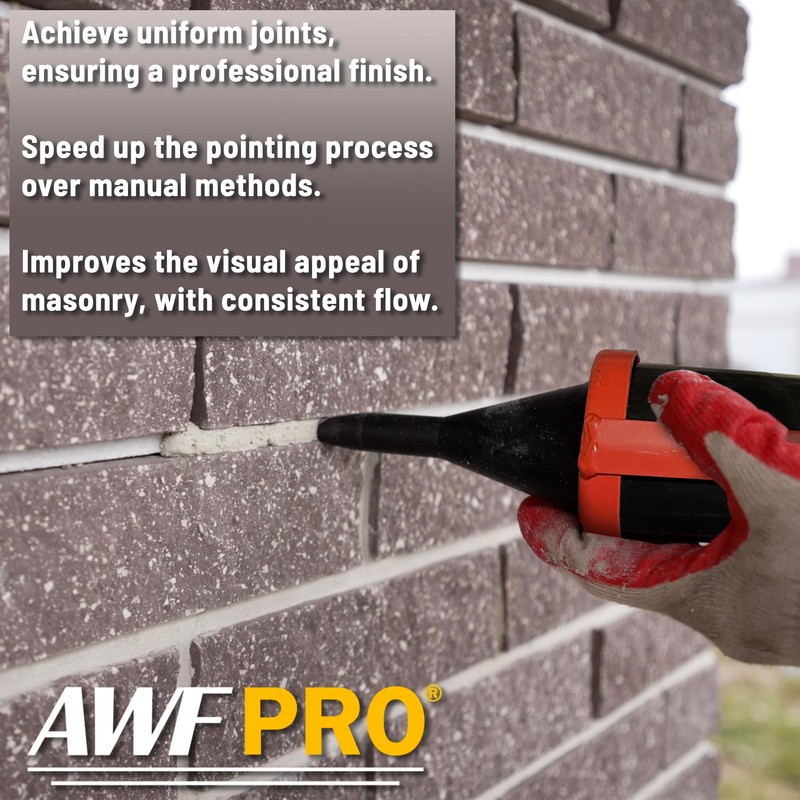 AWF PRO - Mortar Pointing Gun, 1 Quart (32 fl