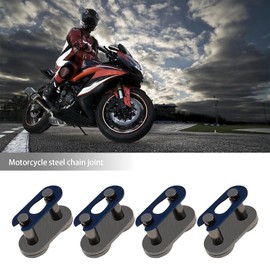 EMSea 10pcs Steel Connecting Master Connect Chain Link Split Clip Replacement Connect Joint Link for Motorcycle 420