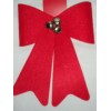 Red Felt Jingle Bells Bow Christmas Gift Wreath Package Wedding