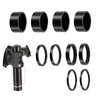 Pack of 10 Ahead Spacer 1 1/8 Inch, Aluminium Bicycle
