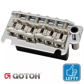 Gotoh NEW Gotoh 510T-SF1 Non-locking 2 Point Tremolo Bridge - LEFTY HANDED - CHROME