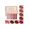 Set De 8 Labiales Mate De Larga Duración Pintalabio Regalo