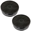 Spares2go Carbon Charcoal Filters compatible with Belling CHIM60 444448843 444449651