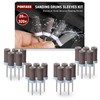 20Pcs 320 Grit Sanding Drums Sandpaper Sticks Set with 1/8"(3mm)