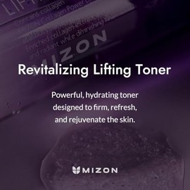 MIZON Tónico Facial con Colágeno 120 ml - Tonico Facial Coreano Hidratante y Refrescante - Toner Facial K Beauty para Piel Suave y Flexible - Skincare Coreano con Colágeno Marino