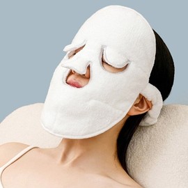 Facial Steam Towel for Pore & Dead Skin Removal, Warm Compress, Skincare Steam Towel] 4. Eye Breathing Hole Type (3 Holes) + Strap 3ea