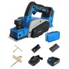 LUXTER 20V Electric Cordless Planer 3-1/4-Inch Cut Width 15000RPM Handheld