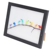 Sea Glass Rainbow Birds Wall Decor Seaglass Colourful Bird Art