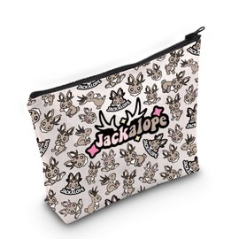 JXGZSO Jackalope Cryptid Cosmetic Bag Cryptozoology Gift Cryptid Creature Gift Mythical Jackalope Makeup Bag Jackalope Lover Gift, Jackalope Bag