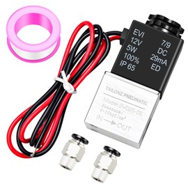 TAILONZ PNEUMATIC 1/4 Inch BSP 12V 2 Way Normally Closed Electric Solenoid Air Valve 2V025-08
