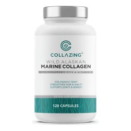 Colágeno Marino de Alaska COLLAZING con Ácido Hialurónico y Vitamina C en Cápsulas