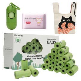 Dog Poop Bags, 270 Count Biodegradable Waste Bags with Dispenser – Extra Thick, Leak-Proof, Lavender Scented Poop Bags for Dogs & Cats