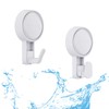 Bathroom Shower Plastic Suction Cup Hooks, Suction Hangers Reusable Suction