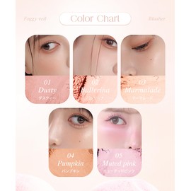 SELVE Fogy Veil Blusher (Blush) (05 Muted Pink, 4 Grams)