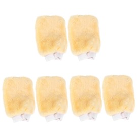 ULTECHNOVO 3sets Car Wash Brush Microfiber Mitt for Car Cleaning Wash Gloves Auto Cleaning Gloves 2pcs*3