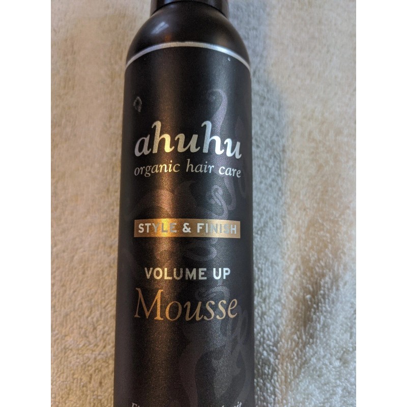 Ahuhu Organic Hair Care Style & Finish Volume Up Mousse