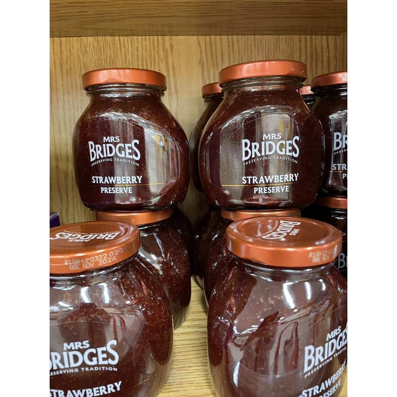 Mrs Bridges 2 PACK MRS. BRIDGES STRAWBERRY PRESERVE 12 oz