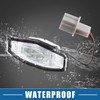 A ABSOPRO Car 6000K White LED License Plate Light Assembly