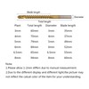 XiBany 3/6pcs Cobalt Drill Bit Set Spiral Screw Metric Composite