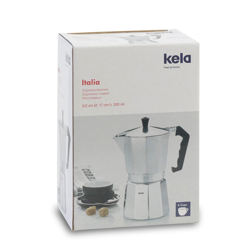 Kela Italia 10592 Espresso Pot for 9 Cups