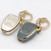 for Jeep Key fob Cover (3B-White Gray)
