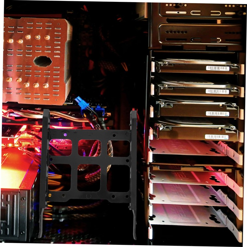 jojofuny Hard Drive Bays Desktop PC Mounting Supports Hard Drive