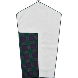 Cogit Cloths and Cloths Tightly Attached, Microfiber Material, Wet Folding Umbrella, Long Umbrella, Just Wrap Around Plastic Bottles, Stick to Roll Umbrella Bag Short, Black Watch