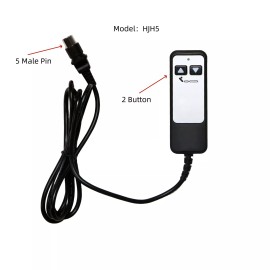 Richmat Leggett and Platt Series Adjustable Bed Richmat 5 Pin Wired Remote Control HJH5