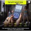 QFIT Q01 SMART RING, ADVANCED HEALTH, ACTIVITY & FITNESS TRACKER,