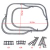 Building Blocks Train Track System - Urban Railway Accessories for