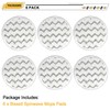 (6 Pack) 3897A Replacement Mop Pads ，Compatible with Bissell SpinWave