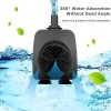 Unbranded 15W Submersible Water Pump W/ 12 LED Light For