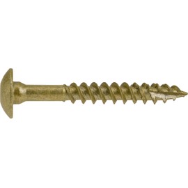 Power Pro 47866 Lag Screws, 1/4" x 1-1/2", Star Drive Construction Lag Screws, Rust Resistant, Ceramic Coated Bronze, 1lb Box, 75 pcs