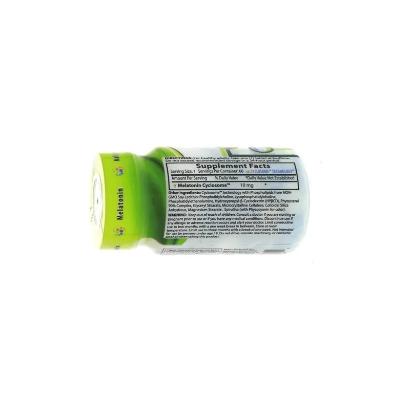 Natures Essentials Melatonina 10mg 2 Frascos 60 Tabletas