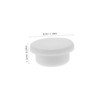 COHEALI 1set Drain Round Caps Durable Overflow Covers for Washbasin