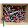 (250) BRAUNY BOY RED - Metal Roofing Screws #10 ×