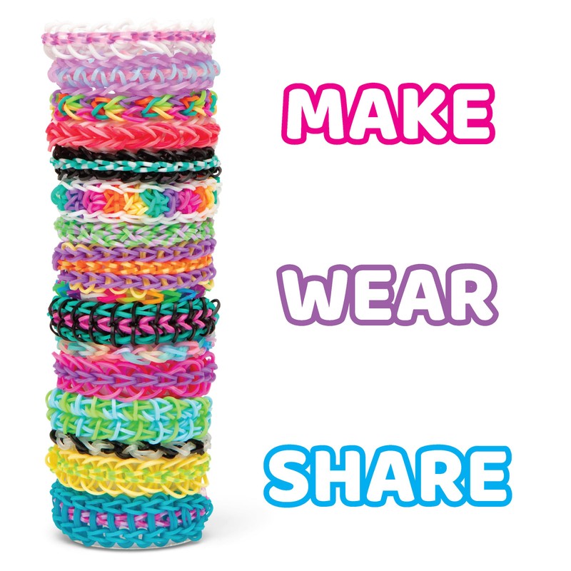 Rainbow Loom MEGA Combo Set, Features 7000+ Colorful Rubber Bands,