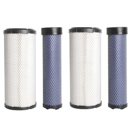 Air Filter Compatible with John Deere Skid Steer 240 250 270 fit for Kubota SVL75 SVL75-2 SVL75C SVL75C-2 Skid Steer Loader for Case Skid Steer 40XT 60XT 70XT 75XT OE# P827653,P829332,3A111