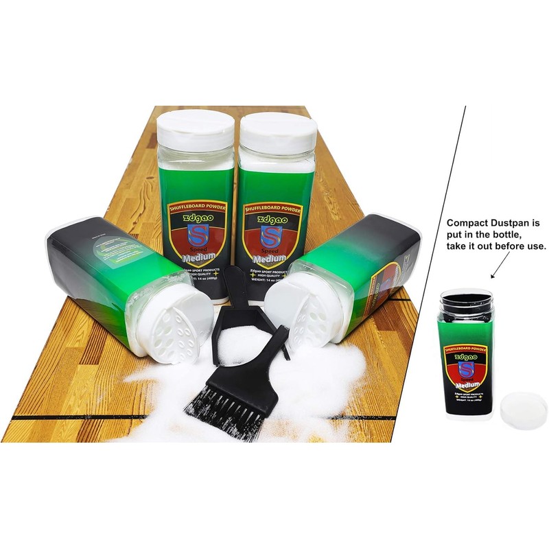 YDDS Shuffleboard Wax - Shuffleboard Sand 4 Pack with Mini