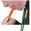 Rubber Q Cap Chew + 1 2B Pencil, Blue