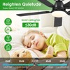 Ceiling Fans with Lights- 52" Low Profile Indoor Ceiling Fan