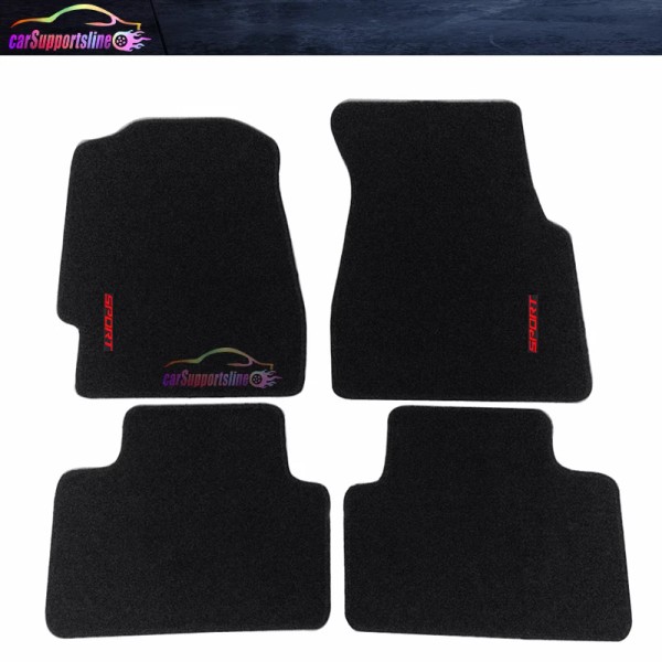Unbranded Fits 92-95 Honda Civic Sedan Coupe Black Nylon Floor