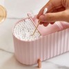 Monaco Olive Rapa Style Cotton Pad and Q-Tip Storage Container
