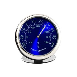 idain Car Dashboard Thermometer - Mini Vehicle Thermometer Decoration Air Vent Cilp