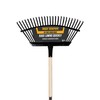 True Temper 1789200 Steel Tine Lawn Rake, 18-Inch, Multi