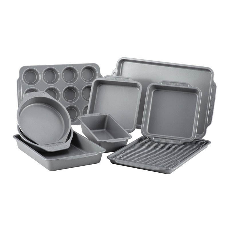 Farberware Nonstick Steel Bakeware Set with Cooling Rack, Baking Pan