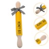 ULTECHNOVO 2pcs Mini Wood Rolling Pins for Holiday Decor Charming